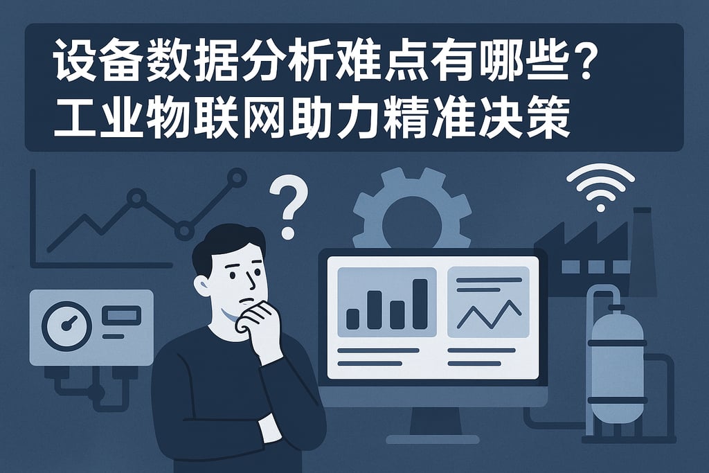 设备数据分析难点有哪些？工业物联网助力精准决策