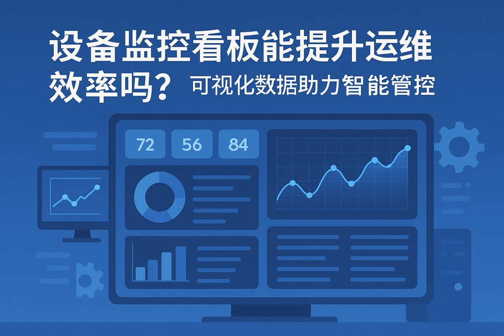 设备监控看板能提升运维效率吗？可视化数据助力智能管控