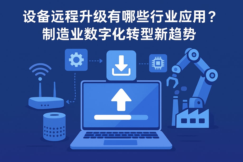 设备远程升级有哪些行业应用？制造业数字化转型新趋势