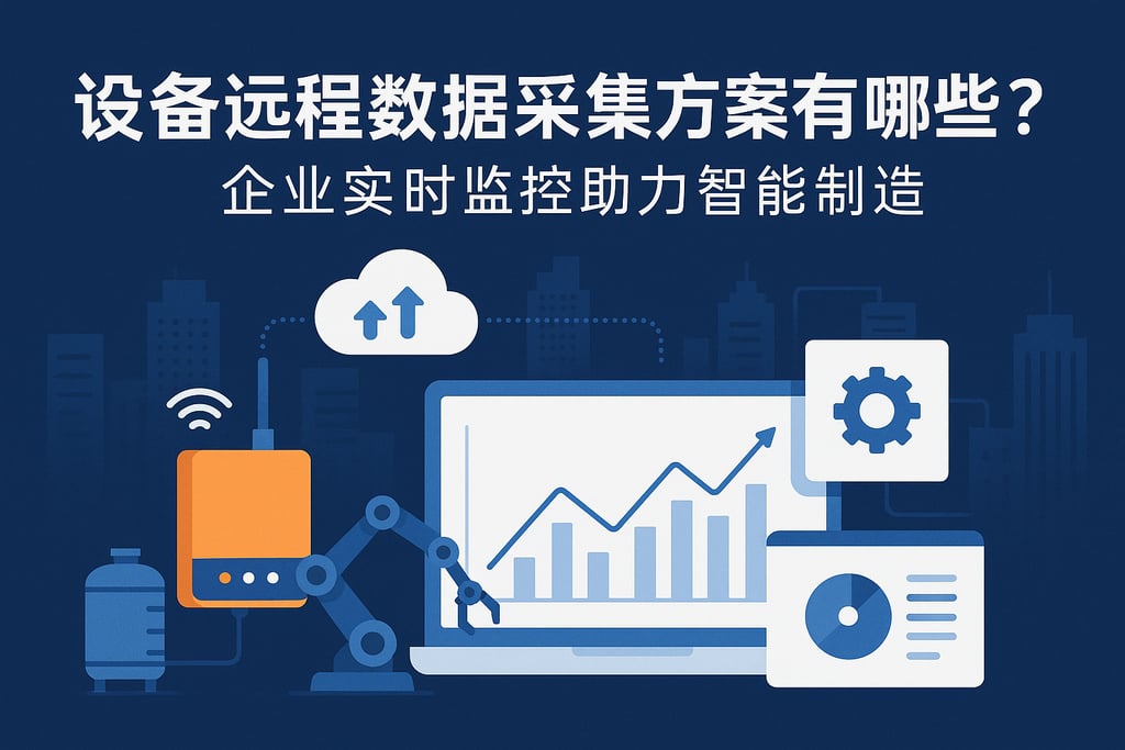 设备远程数据采集方案有哪些？企业实时监控助力智能制造