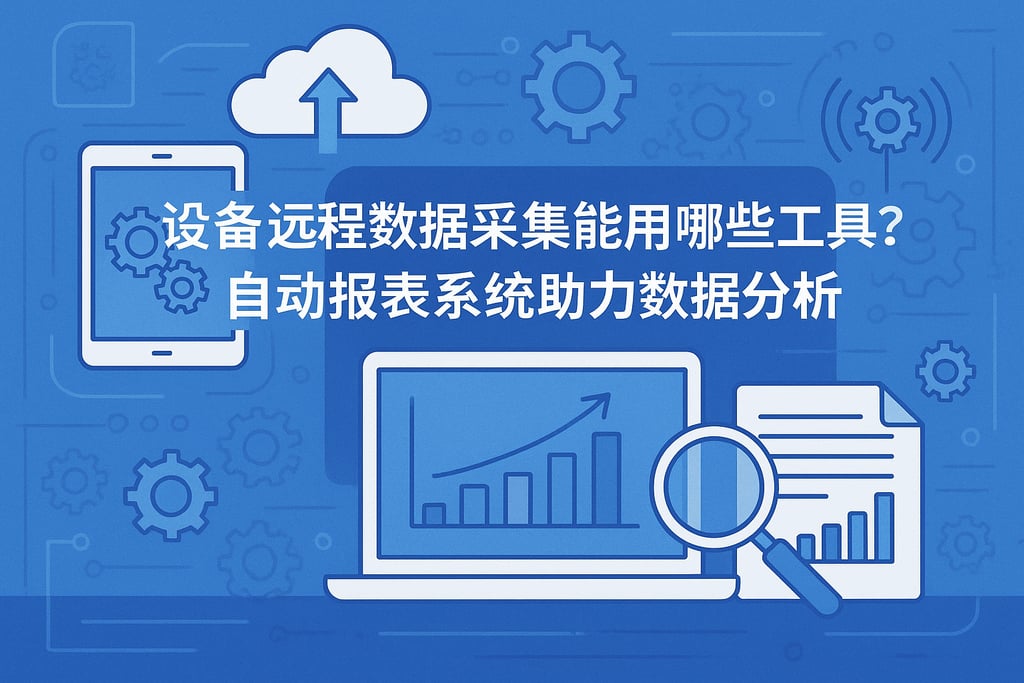 设备远程数据采集能用哪些工具？自动报表系统助力数据分析
