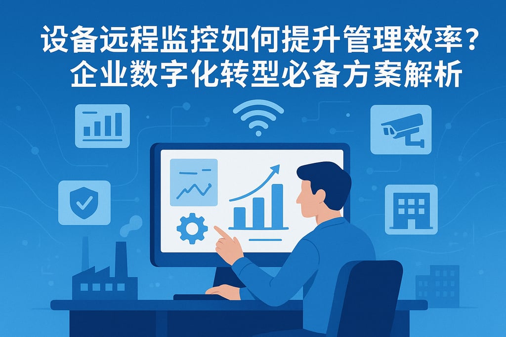 设备远程监控如何提升管理效率？企业数字化转型必备方案解析