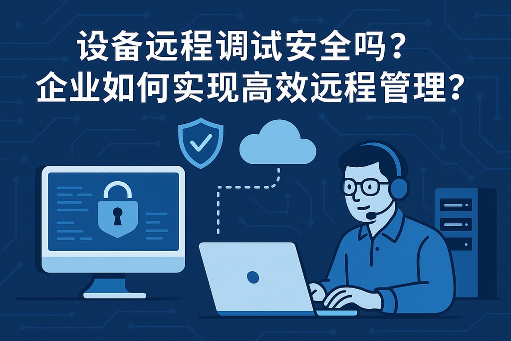 设备远程调试安全吗？企业如何实现高效远程管理？