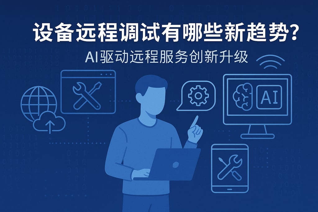 设备远程调试有哪些新趋势？AI驱动远程服务创新升级