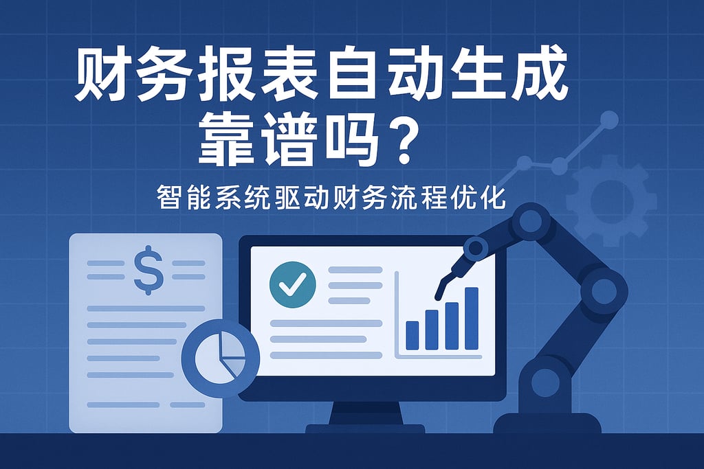 财务报表自动生成靠谱吗？智能系统驱动财务流程优化