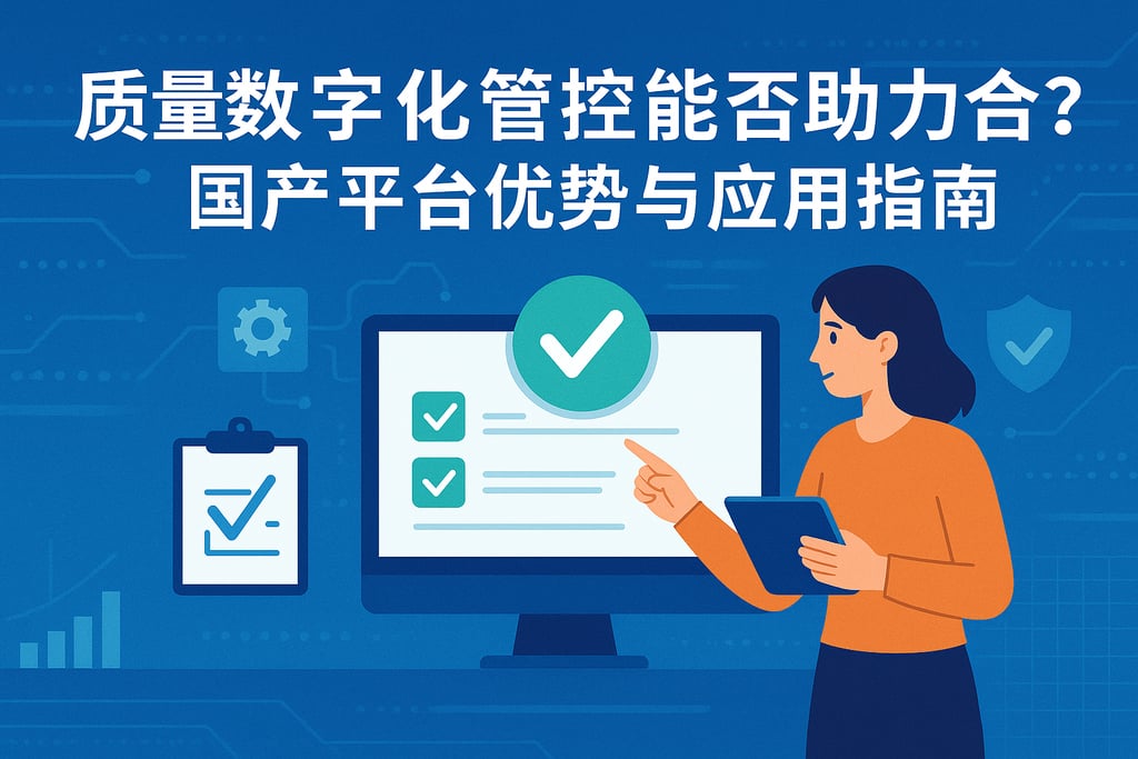 质量数字化管控能否助力合规？国产平台优势与应用指南