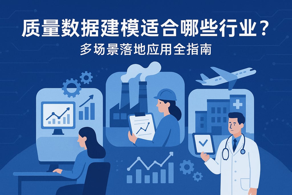 质量数据建模适合哪些行业？多场景落地应用全指南