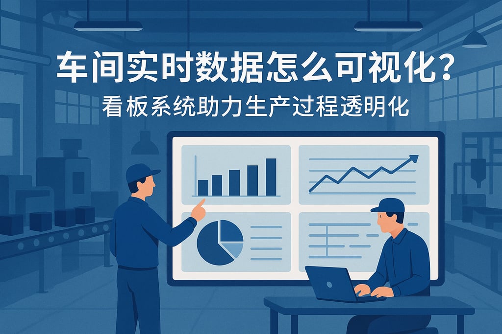 车间实时数据怎么可视化？看板系统助力生产过程透明化