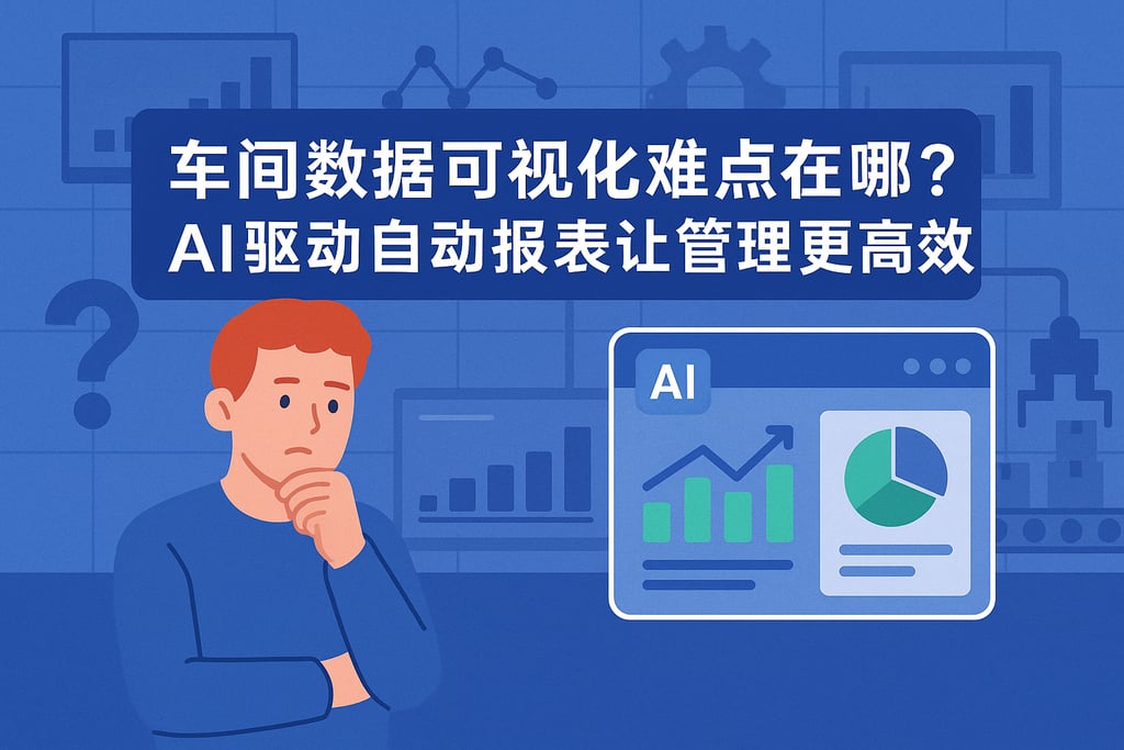 车间数据可视化难点在哪？AI驱动自动报表让管理更高效