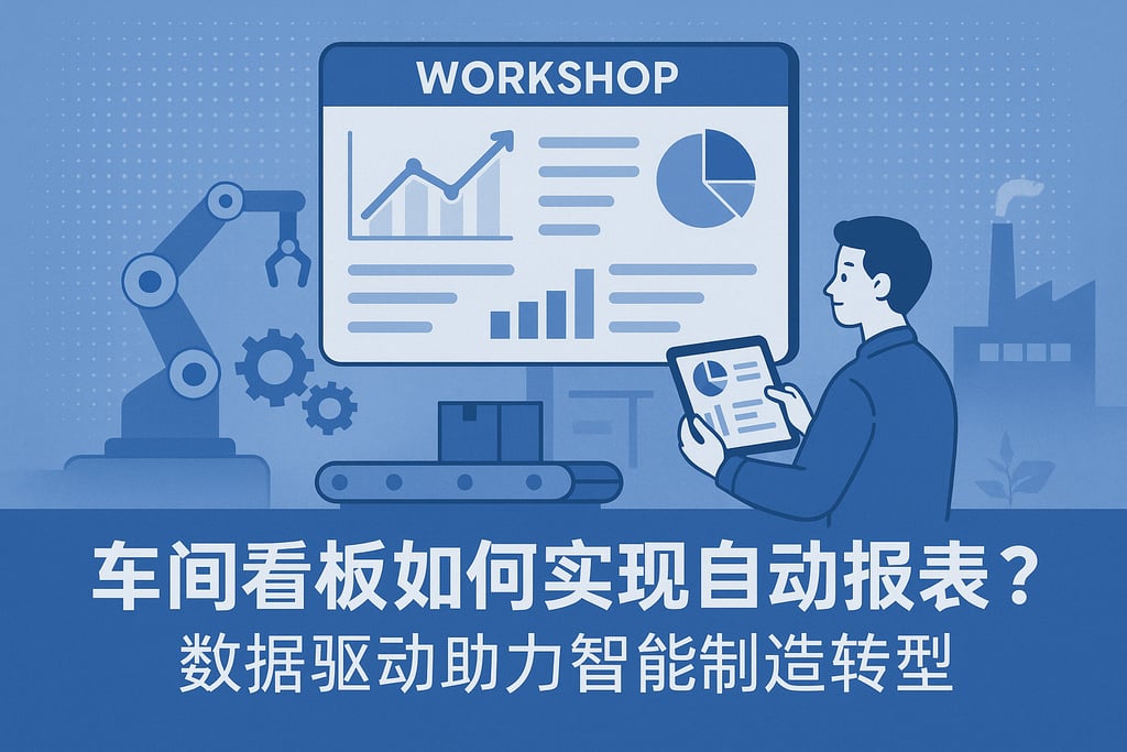 车间看板如何实现自动报表？数据驱动助力智能制造转型