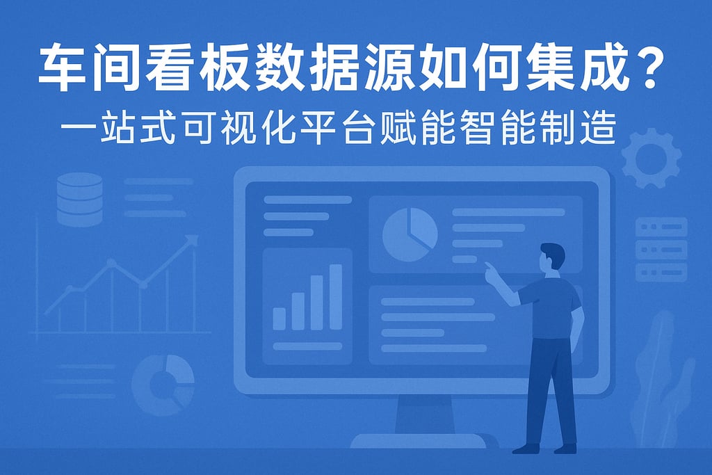车间看板数据源如何集成？一站式可视化平台赋能智能制造