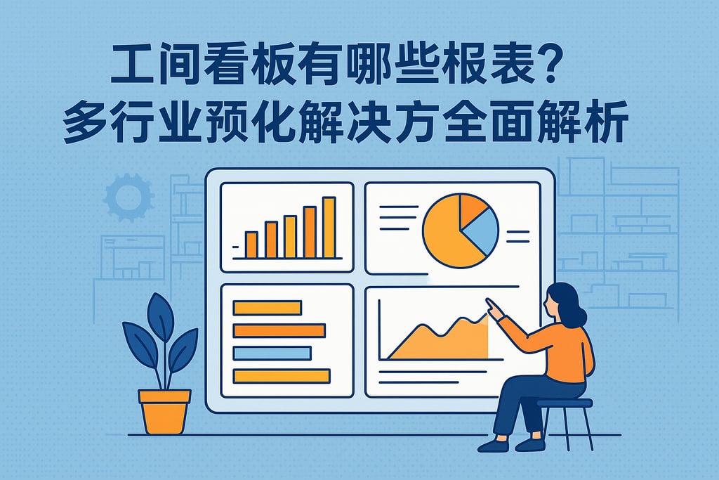 车间看板有哪些报表模板？多行业可视化解决方案全面解析