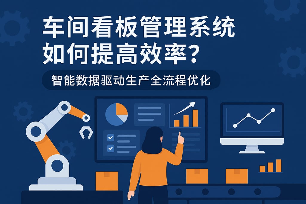 车间看板管理系统如何提高效率？智能数据驱动生产全流程优化