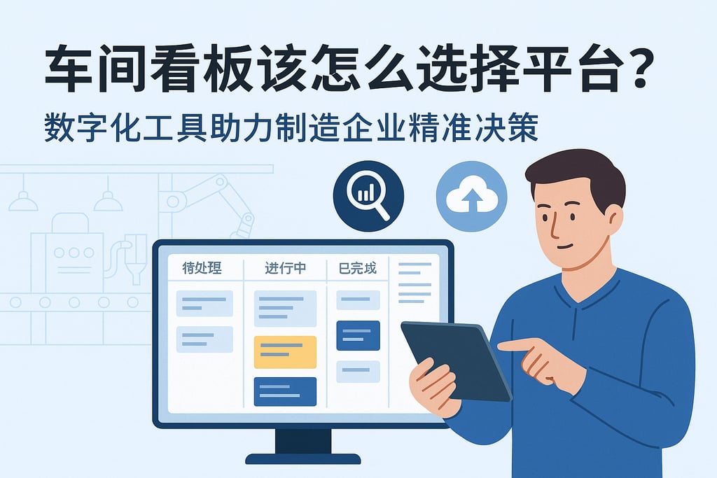 车间看板该怎么选择平台？数字化工具助力制造企业精准决策