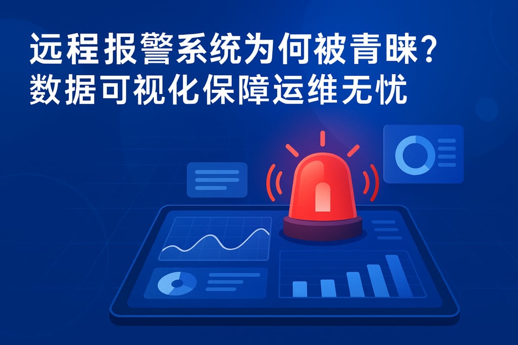 远程报警系统为何被青睐？数据可视化保障运维无忧