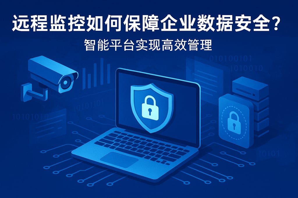 远程监控如何保障企业数据安全？智能平台实现高效管理