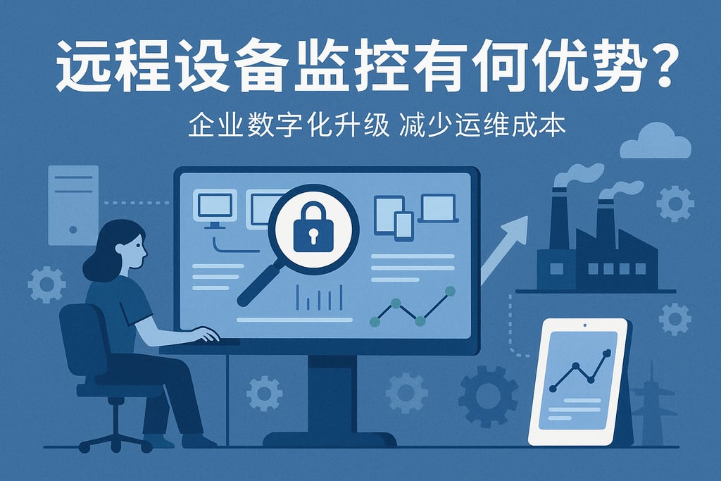 远程设备监控有何优势？企业数字化升级减少运维成本