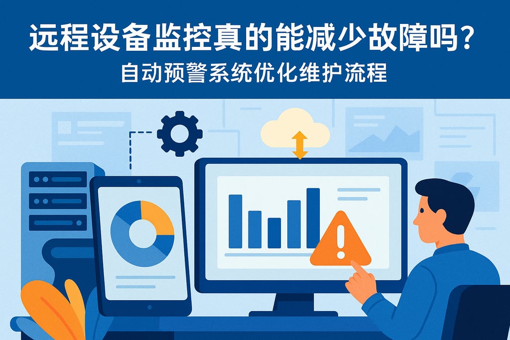 远程设备监控真的能减少故障吗？自动预警系统优化维护流程