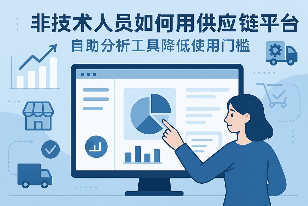 非技术人员如何用供应链平台？自助分析工具降低使用门槛