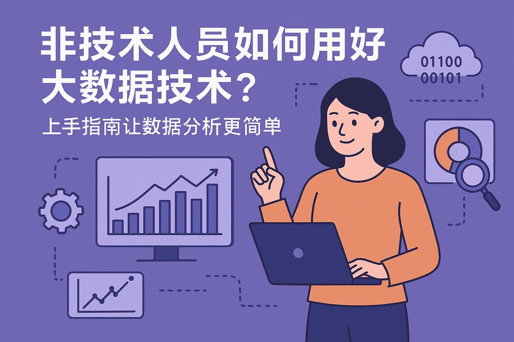 非技术人员如何用好大数据技术？上手指南让数据分析更简单