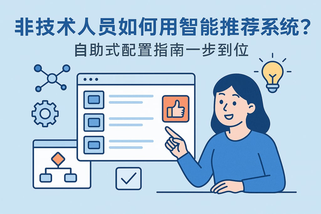 非技术人员如何用智能推荐系统？自助式配置指南一步到位