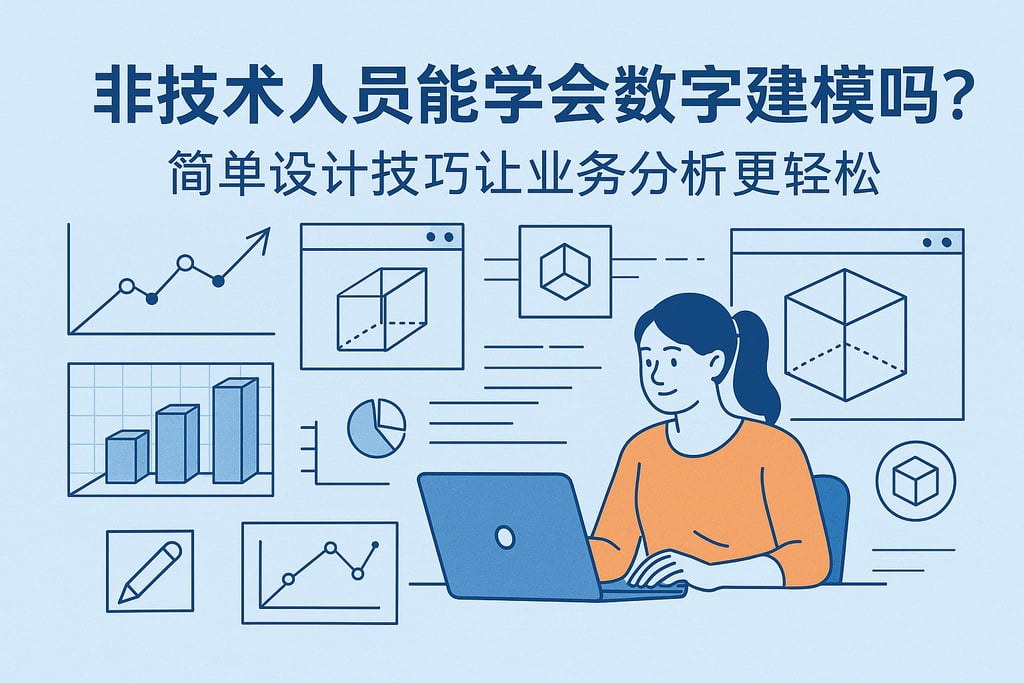 非技术人员能学会数字建模吗？简单设计技巧让业务分析更轻松