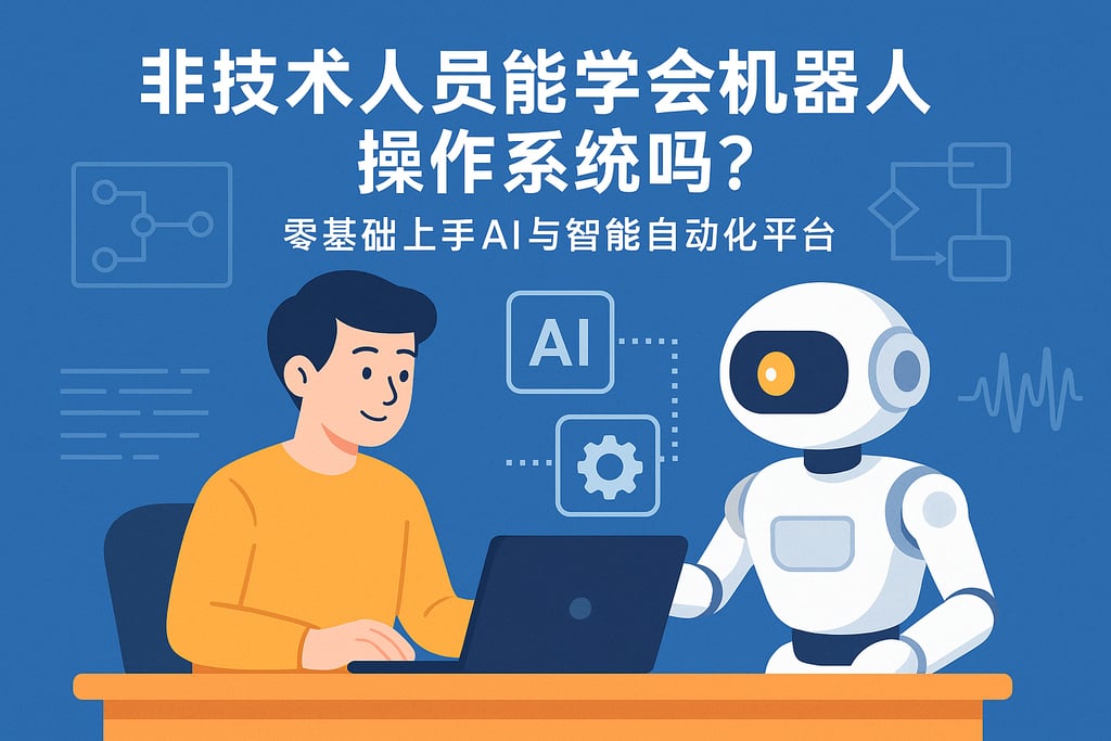 非技术人员能学会机器人操作系统吗？零基础上手AI与智能自动化平台