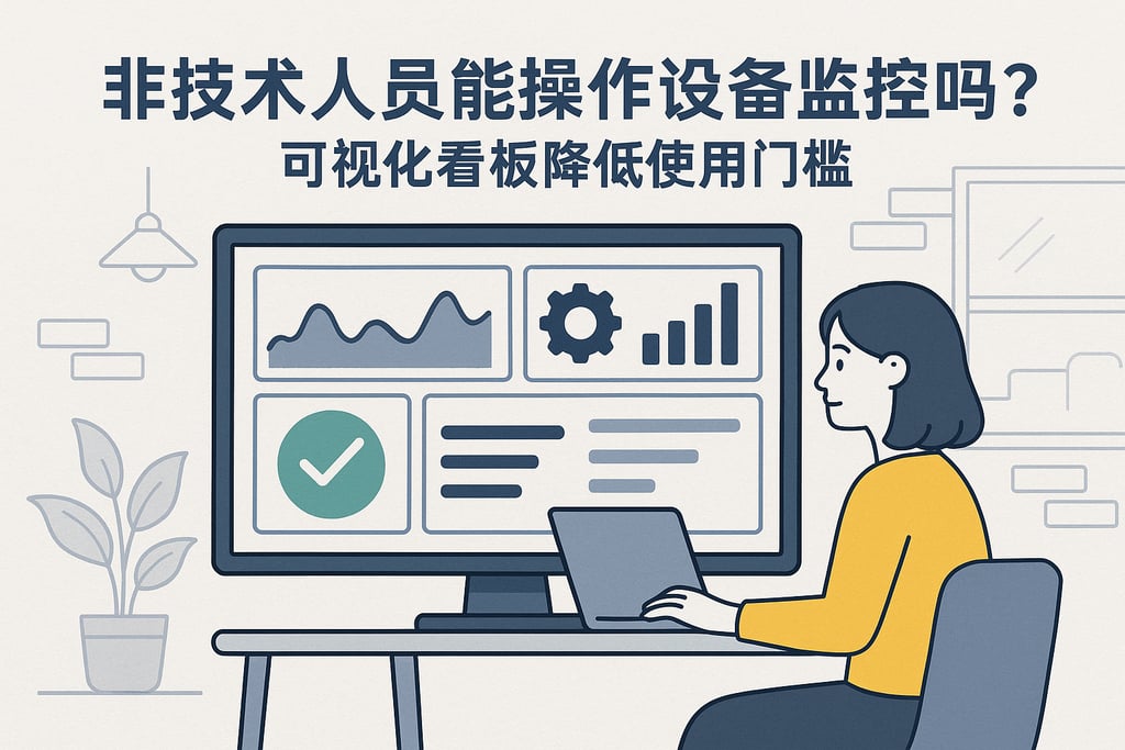 非技术人员能操作设备监控吗？可视化看板降低使用门槛
