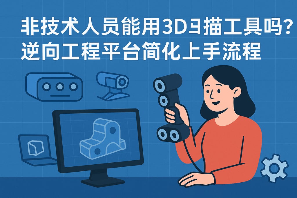 非技术人员能用3D扫描工具吗？逆向工程平台简化上手流程