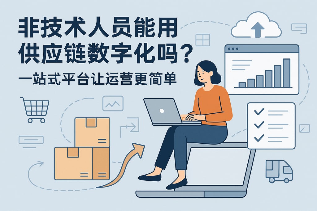 非技术人员能用供应链数字化吗？一站式平台让运营更简单