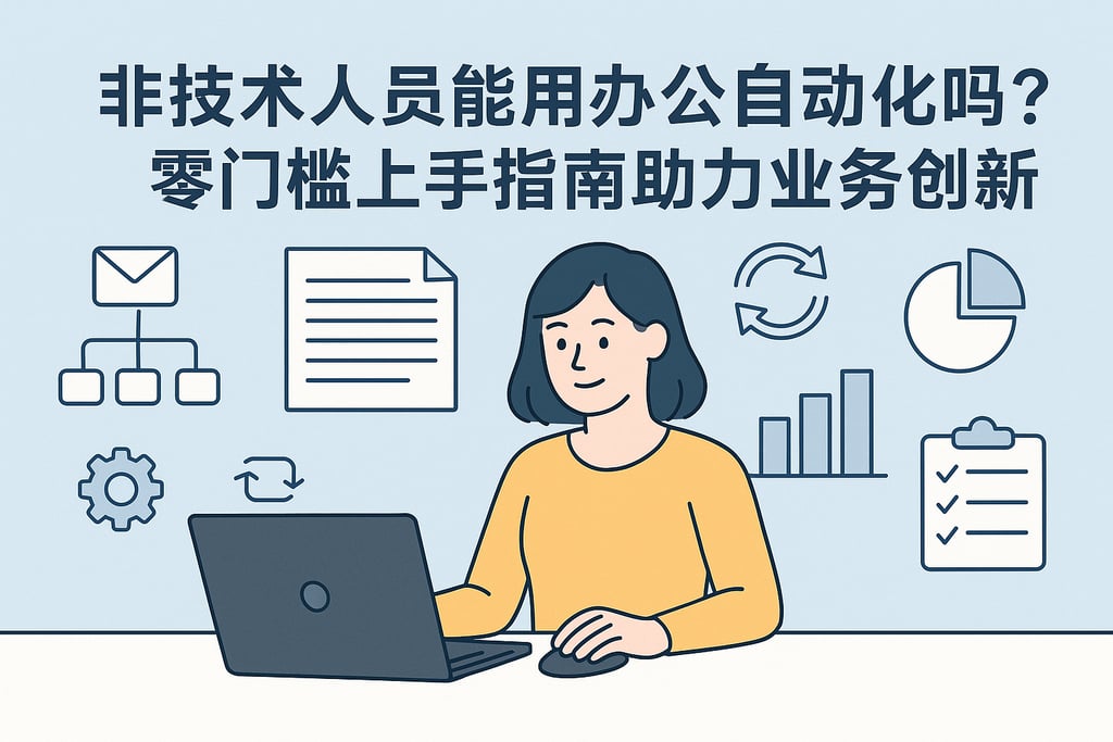 非技术人员能用办公自动化吗？零门槛上手指南助力业务创新