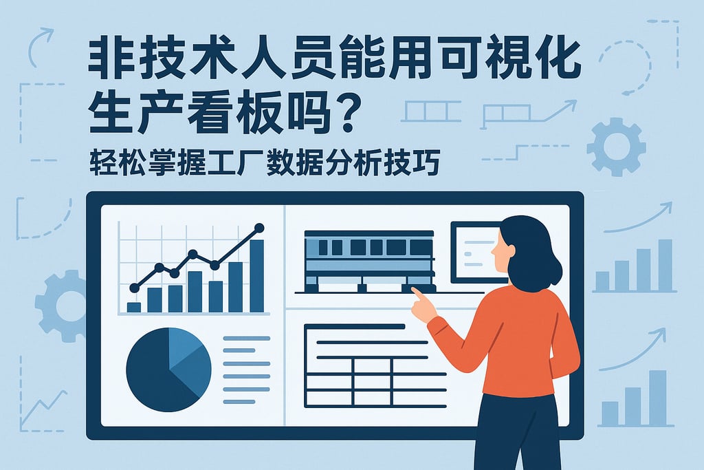 非技术人员能用可视化生产看板吗？轻松掌握工厂数据分析技巧