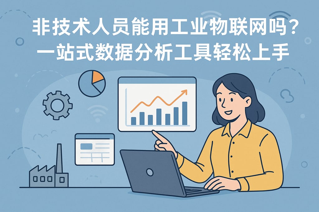 非技术人员能用工业物联网吗？一站式数据分析工具轻松上手