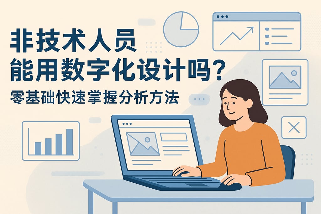 非技术人员能用数字化设计吗？零基础快速掌握分析方法
