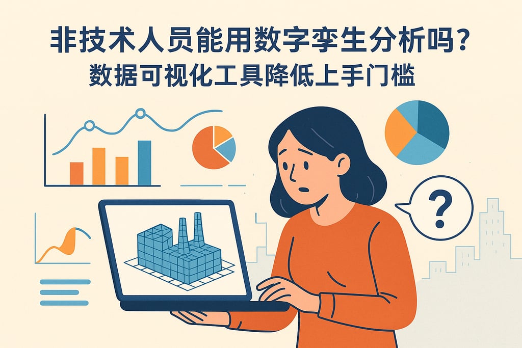 非技术人员能用数字孪生分析吗？数据可视化工具降低上手门槛