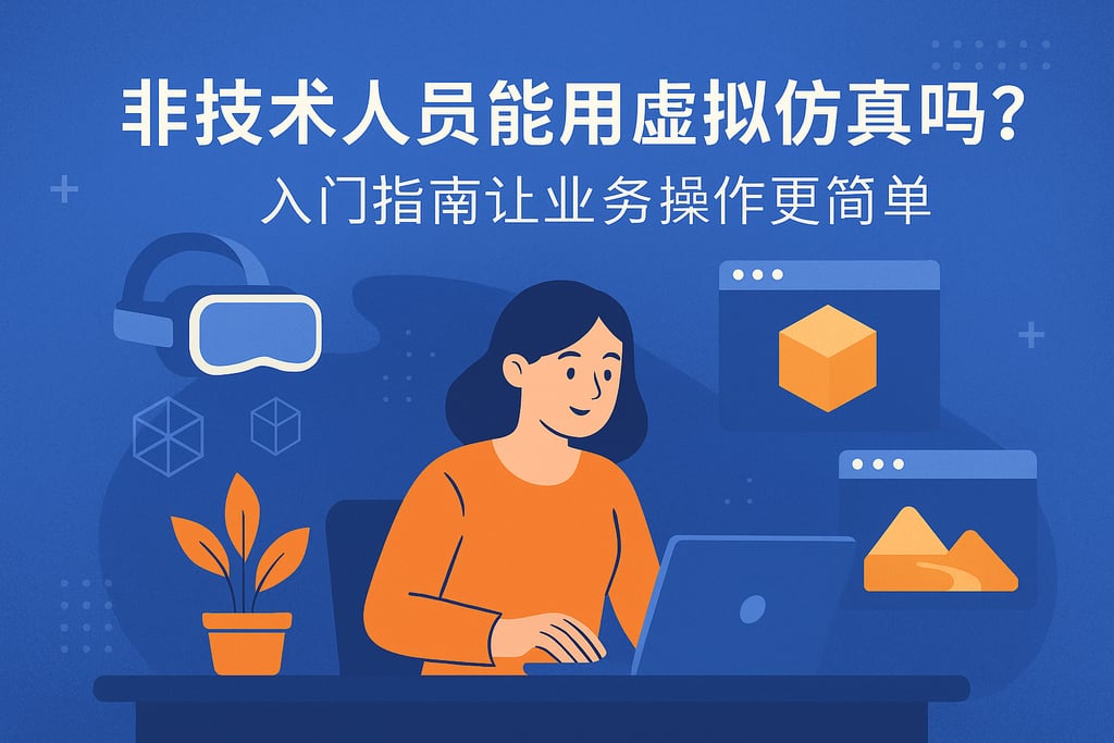 非技术人员能用虚拟仿真吗？入门指南让业务操作更简单