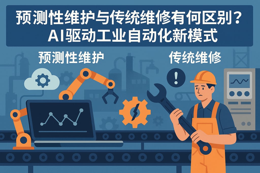 预测性维护与传统维修有何区别？AI驱动工业自动化新模式