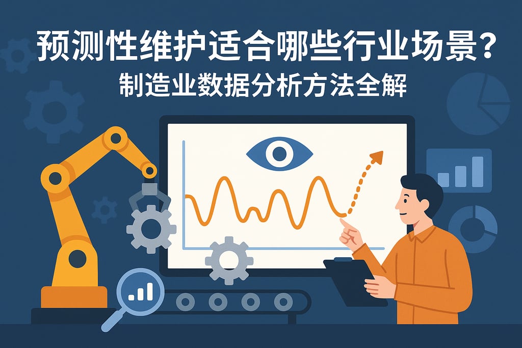 预测性维护适合哪些行业场景？制造业数据分析方法全解