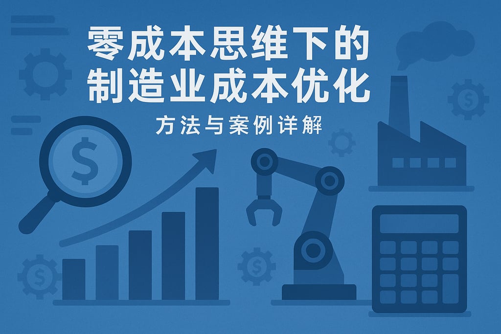 “零成本”思维下的制造业成本优化：方法与案例详解