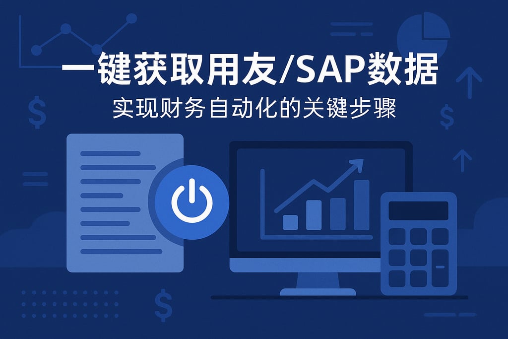 一键获取用友/SAP数据：实现财务自动化的关键步骤