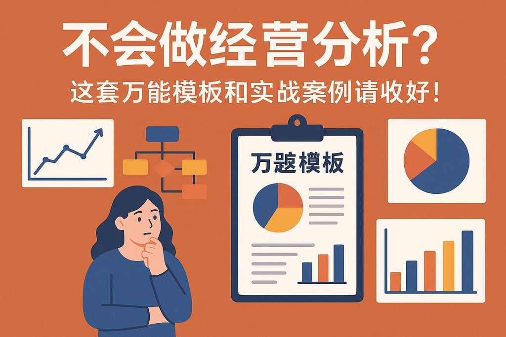 不会做经营分析？这套万能模板和实战案例请收好！