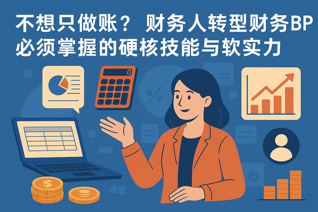 不想只做账？财务人转型财务BP必须掌握的硬核技能与软实力