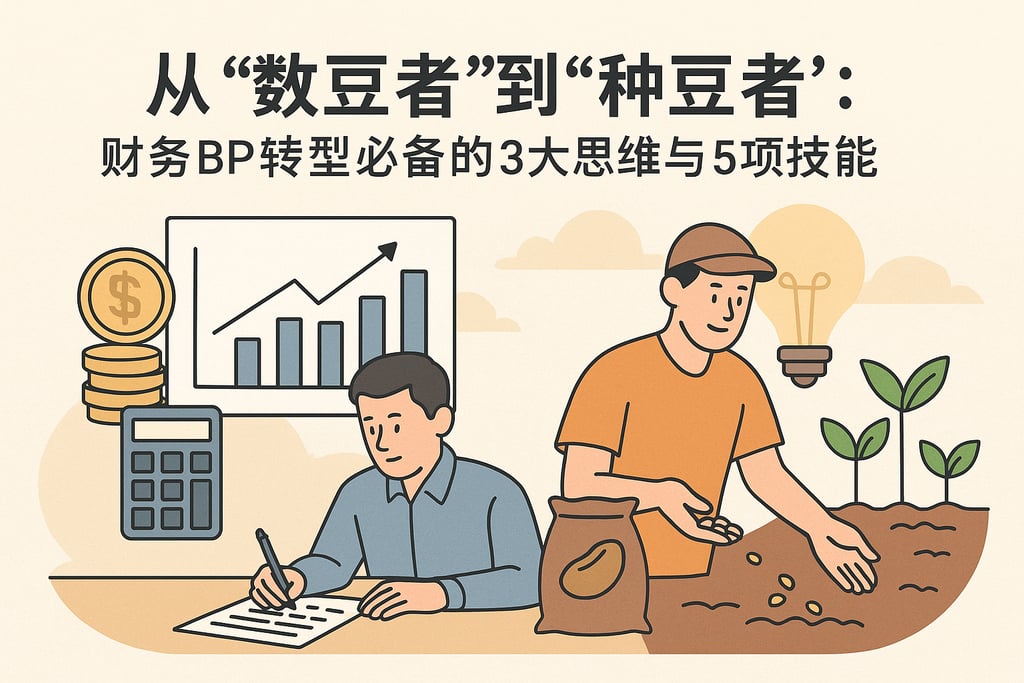 从“数豆者”到“种豆者”：财务BP转型必备的3大思维与5项技能