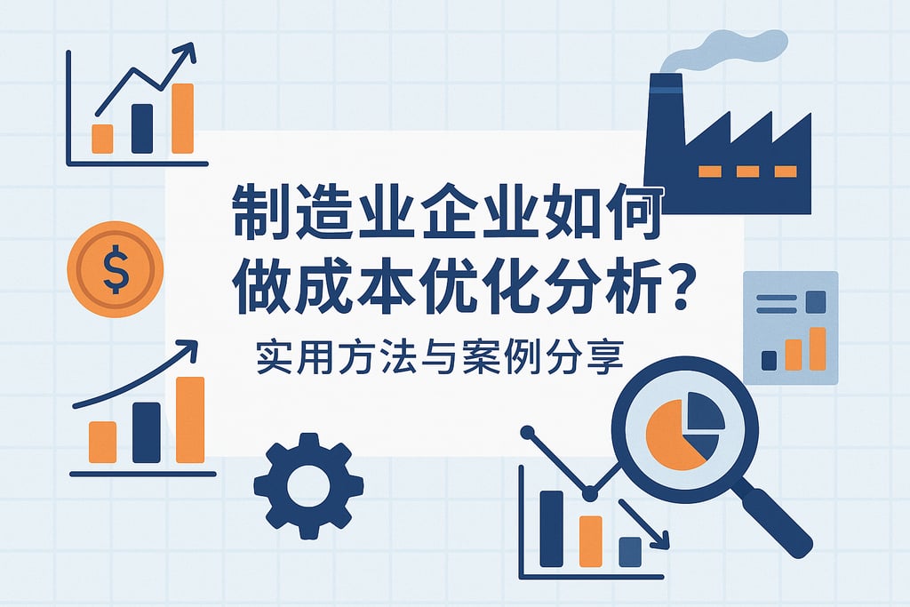 制造业企业如何做成本优化分析？实用方法与案例分享