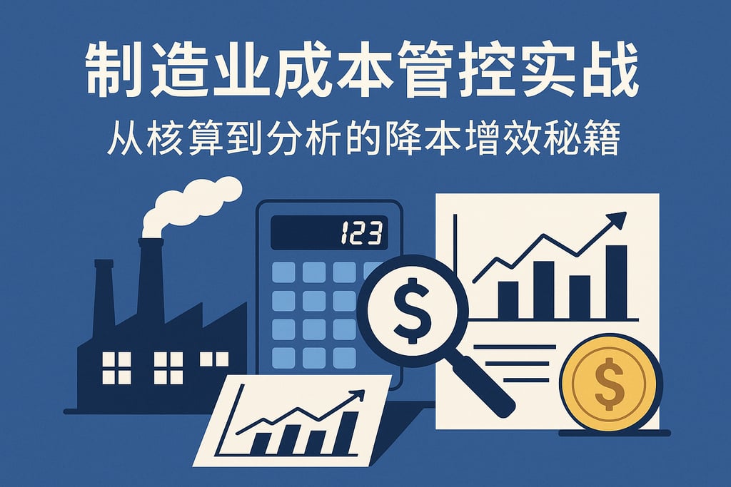 制造业成本管控实战：从核算到分析的降本增效秘籍
