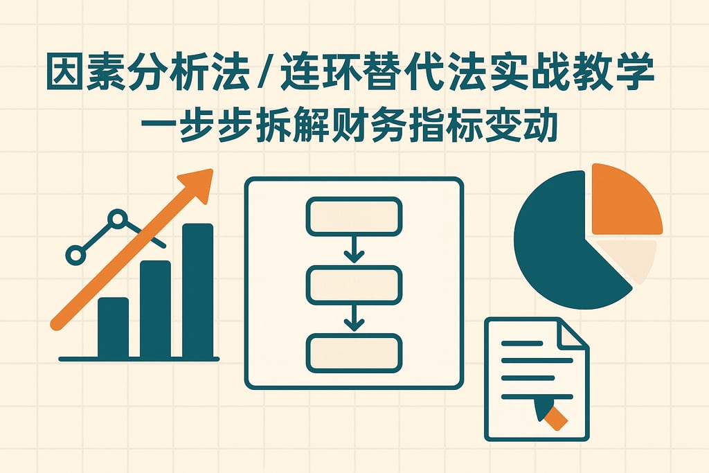 因素分析法/连环替代法实战教学：一步步拆解财务指标变动