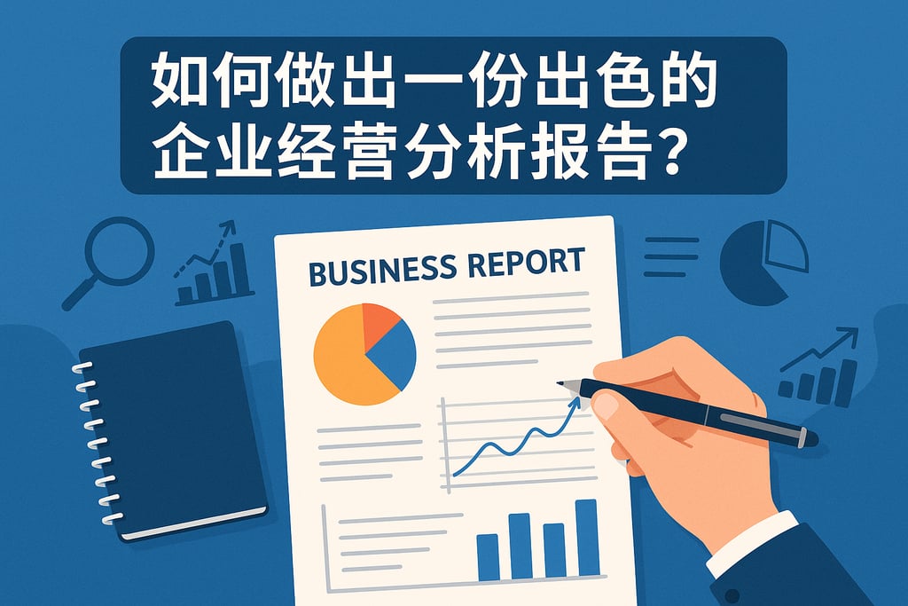 如何做出一份出色的企业经营分析报告？