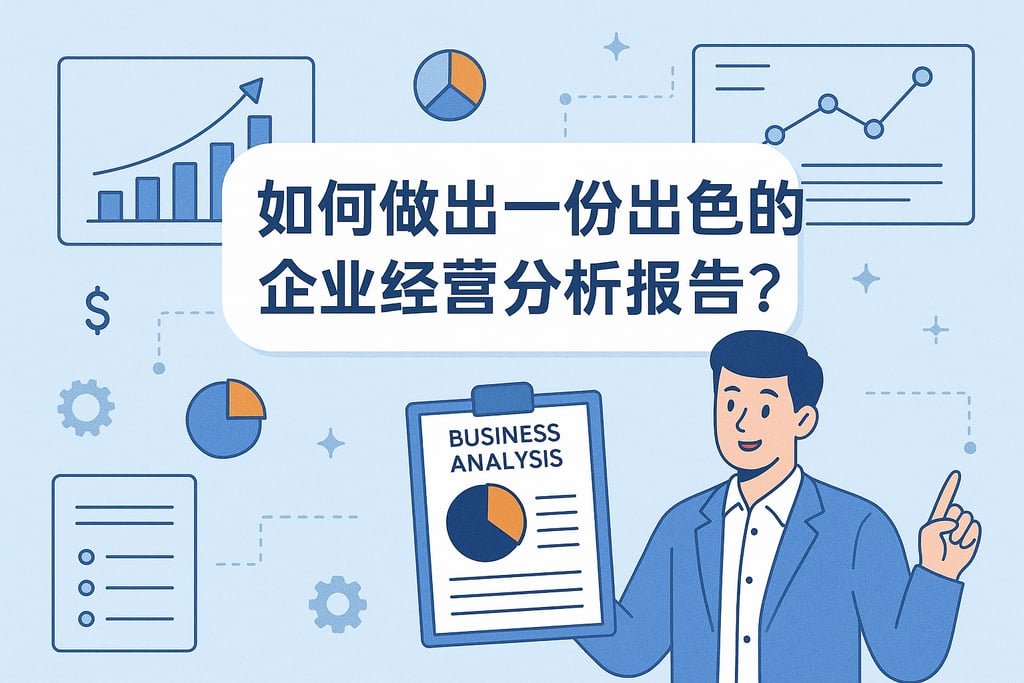 如何做出一份出色的企业经营分析报告？/企业经营分析报告模板推荐