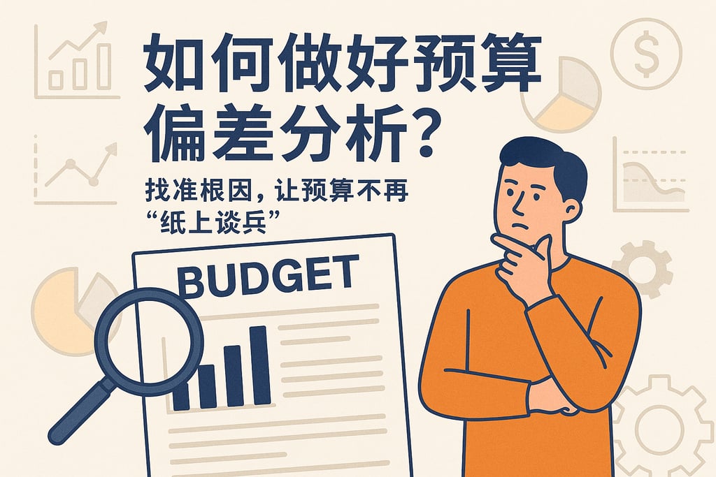 如何做好预算偏差分析？找准根因，让预算不再“纸上谈兵”