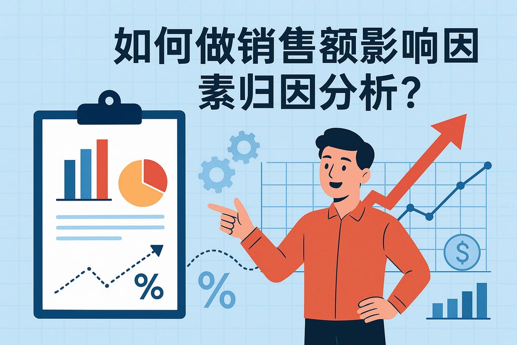 如何做销售额影响因素归因分析？